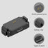 BLIKEJIN 1/4 (1 Charging Quick Release Adapter Base with Type C Port for DJI Osmo Nano, Dual-Direction Magnetic Mount