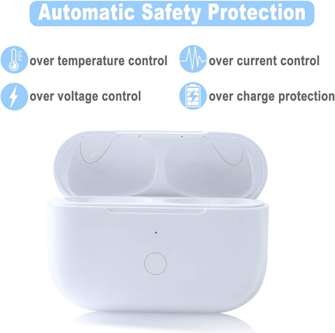 Wireless AirPod Pro 1st & 2nd Generation Charging Case Replacement, Compatible Charger Case with Bluetooth Pairing Sync