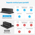OMOTON Vertical Laptop Desktop Stand Holder with Adjustable Dock Size, Aluminum, Fits All MacBook, Surface, Chromebook
