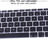 HRH Black Silicone Keyboard Cover Skin for MacBook Pro 13" A1708 A1988 No Touch Bar & MacBook 12" A1534