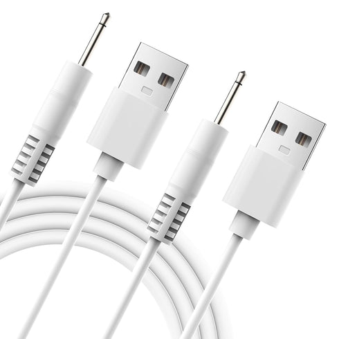 littlelucky 2 Pack Charger 2.62FT Replacement DC Charging Cable USB to DC