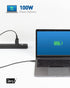 USB4 Cable by Cable Matters, 6 ft, 20Gbps Data, 8K Video, 100W Charging, Thunderbolt 4/3 Compatible, for iPhone 15 Pro