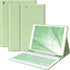 Keyboard Case for iPad 10.2" 9th 8th 7th Generation, with Detachable Bluetooth Keyboard and Pencil Holder, Auto