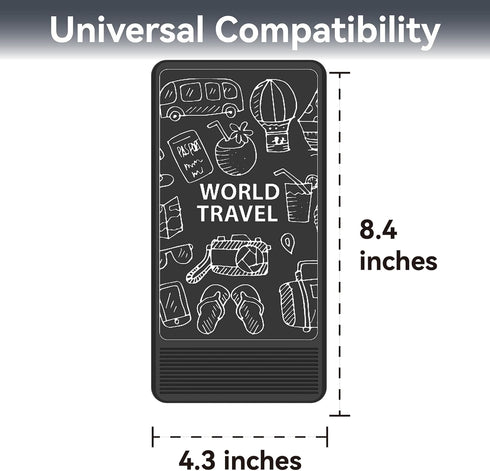 Airplane Phone Holder Mount, Flexible Travel Essentials Tablet Holder for Flying, Desk, Compatible with iPhone,