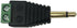 CERRXIAN 3.5mm TS Mono Male to 2 Pin Screw Terminal Female AUX Headphone Replacement Adapter (2-Pack)