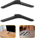 TOMETURE 32-inch 1 Tv Stand Legs Replacement for Flat Screen with Screws and Non-Slip Feet Black Tv Tabletop Base