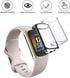 Fitbit Charge 6/5 Screen Protector Case, 2-Pack Soft TPU Rugged Face Cover with Protective Plated Shell