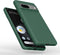 Amzpas Silicone Phone Case for Google Pixel 7, Soft Anti-Scratch Shockproof Protective Cover for Men Women - Dark Green