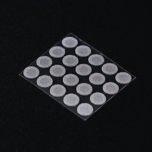 20Pcs/Set Silver Earbuds Filters, Earphone Filter Mesh for Earbud and in-Ear Headphones, Protective Filters for