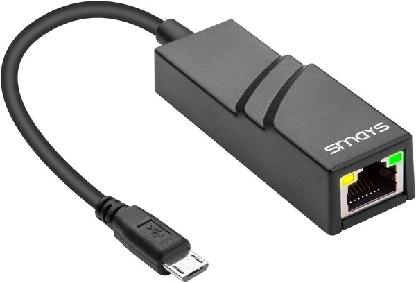 OTG Micro USB Ethernet Adapter for Raspberry Pi Zero, Android Tablet, Samsung Galaxy Tab Pro 10.1 Network