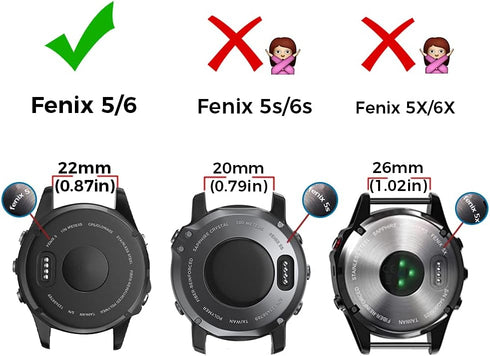 NotoCity Compatible Watch Band for Forerunner 935 - Sport Silicone Strap for Fenix 5/6, Black/Army Green