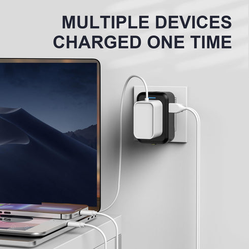 Universal Travel Adapter with USB C, All in One Worldwide Power Plug Adapter for USA EU UK AUS