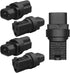 TEWOXIN 5 PCS IEC320 C14 to 5-15R Power Adapter Plug,3-Prong US Standard Grounding
