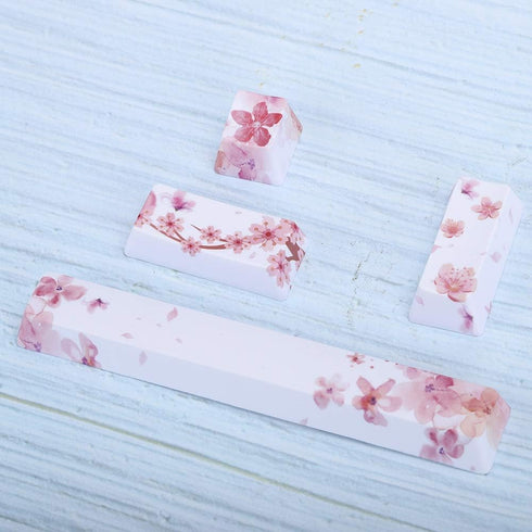 Mechanical Keyboard Keycap, DIY Pattern Keycaps for Space Key, ESC Key, Enter Key, Numpad Enter Keycap (4PCS)