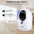 INFIYA 2K Indoor-360 2.4GHz K7 2Pack Security Camera Cameras for Home Security and One-Tap Call