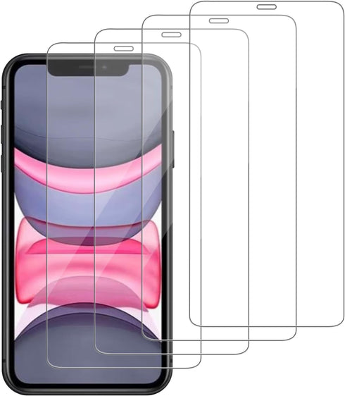 iCsapr 4 Pack Glass Screen Protector Compatible for iPhone 11 / iPhone XR