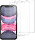 iCsapr 4 Pack Glass Screen Protector Compatible for iPhone 11 / iPhone XR