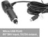 Dash Cam Charger Micro USB, Car Charger with USB Port Compatible with YI, Roav, and Most Other Dash Cameras (11.5FT).