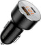 ZeeHoo USB C Car Charger Adapter, QC 3.0 & PD Dual Port 45W Fast Charging for iPhone 14/13/12/11 Pro Max, Samsung Galaxy
