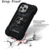 MARKILL Heavy-Duty Case for iPhone 13 Pro Max 6.7 Inch with Ring Stand, Shockproof Phone Cover & Magnetic Car Mount