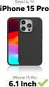 ZAGG Manhattan Snap Case for iPhone 15 Pro - Premium Silicone, Durable Graphene Material, MagSafe Phone Case, Lavender
