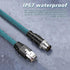 M12 to RJ45 Industrial Ethernet Cable,Automation Systems Interconnect M12 4 Pin D Code Male to RJ45 Male Shielded Cable Assembly, Cat5e SFTP 26 AWG 2M/6.6Ft