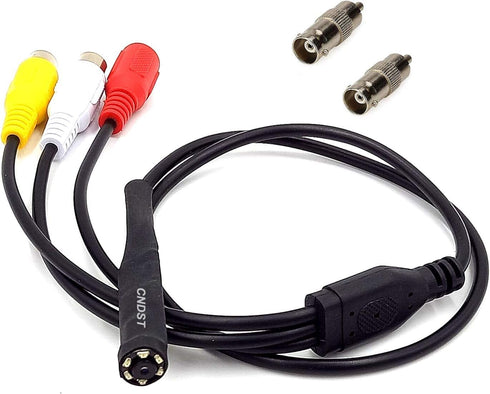 CCTV Mini Pinhole Security Camera 1000TVL 90 Degree with 6PCS Infrared IR LEDs Night Vision for Indoor Surveillance