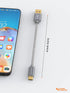 CableCreation 6" USB C Cable - Braided USB Male to USB Male, 3A Fast Charging for Galaxy S23, iPad Pro, Power Bank,