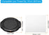 PATIKIL 37mm Lens Cap, 5 Pack Sides Pinch Snap Camera Lens Cover for Front Lens with Cloth, Suitable for 37mm Thread Universal DSLR Lenses for Nikon, for Fujifilm, for Pentax, for Leica