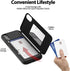 GOOSPERY Magnetic Secure Bumper Wallet Case for iPhone Xs/X, Dual Layer Protection with Sticky Mirror, Black