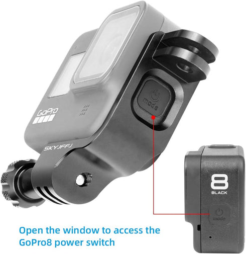 90 Degree Aluminum Vertical Bracket Adapter for GoPro Hero 8