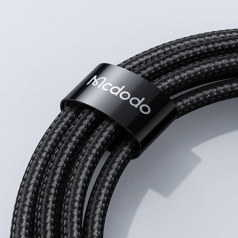 mcdodo Micro USB Nylon Braided Sync Charge USB Data Cable 4FT/1.2M Compatible with Samsung/HTC/MP3 (Micro Black)