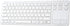 SANWA Multi Device Bluetooth Keyboard with Touchpad, Rechargeable Keypad for Laptop, Desktop, iPad/iPhone, Compatible