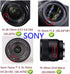 D3500 Lens Cap & UV Filter - Digital Multi-Coated Slim Frame Glass for Nikon D3500 D3400 D5600 with AF-P 18-55mm