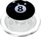 PopSockets PopGrip for MagSafe - Black 8 Ball Pool Billiard