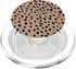 Minimal Boho Tan Black Dalmatian Bohemian Aesthetic Art PopSockets PopGrip for MagSafe