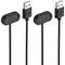 Replacement Charger for Amazfit Bip 5, 3.3ft USB Portable Magnetic Charging Cable for Smartwatch Accessories (Black &