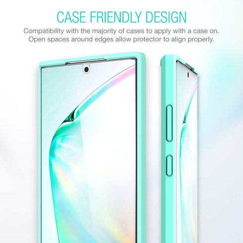 3 Pack HD Anti-Scratch Screen Protector for Galaxy Note 10 Plus/5G (2019) - Case Friendly TPU Film - Samsung Compatible