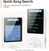 AGPTEK A02 MP3 5.3, 1.8 inch 128GB(White, 64GB) Player with Bluetooth Screen Portable Music Player with Speaker, FM