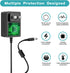 24V 1A Power Supply AC Adapter, DC Power Cord for LED Strip Light, CCTV Camera, Bluetooth Speaker, Nail Lamp