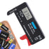 Digital Battery Tester for AAA, 1.2~4.8V 9V Portable Tester for CR2032 6F22 9V 10440 14500 AAA D Batteries