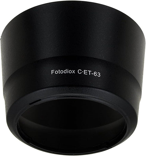 Fotodiox Lens Hood Replacement for ET-63 Compatible with EF-S 55-250mm f/4-5.6 IS STM Lens