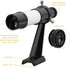 ASHATA 5x24 Finder Scope Mounting Bracket with Two Holes, Cross Hair Reticle Viewfinder, Adjustable Focusing Wheel