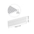 MECCANIXITY 2 Pack M.2 2280 Nvme SSD Heatsink Cooler with Thermal Pad Alloy Aluminum Heat Sink Cooling Sink for Laptop, 70x22x3mm, White