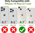 Military Grade Drop Impact for iPhone 14 Plus Case 360 Metal Rotating Ring Kickstand Holder Armor Heavy Duty Shockproof Case for iPhone 14 Plus Phone Case (Silver)