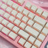 Sumgsn SA Profile Keycaps, 142 Keys PBT Doubleshot Keycaps Set, White Jade, Fit for 61/64/87/104/108 Cherry MX