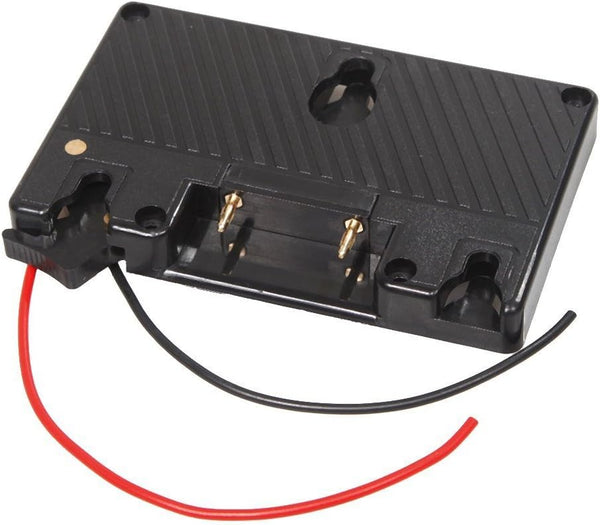 Gold Mount Battery Camera Adapter Plate for Panasonic Camcorder Power, B-Tap Anton Bauer Battery