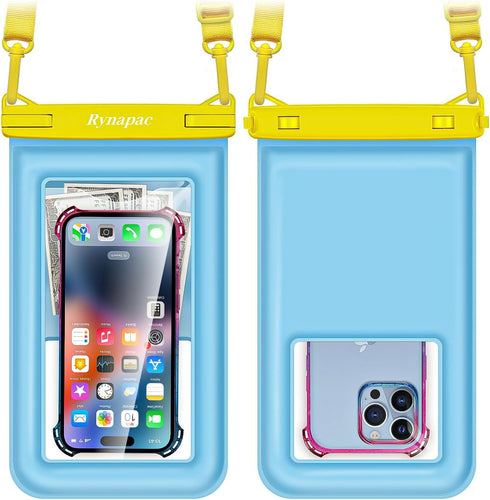 Waterproof Phone Pouch Floating, 10in Underwater Cell Phone Case with Lanyard for iPhone 15 Pro Max Plus 14/13/12/11