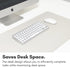 Macally Backlit Bluetooth Keyboard, Small Wireless Keyboard for MacBook Pro/Air, iMac