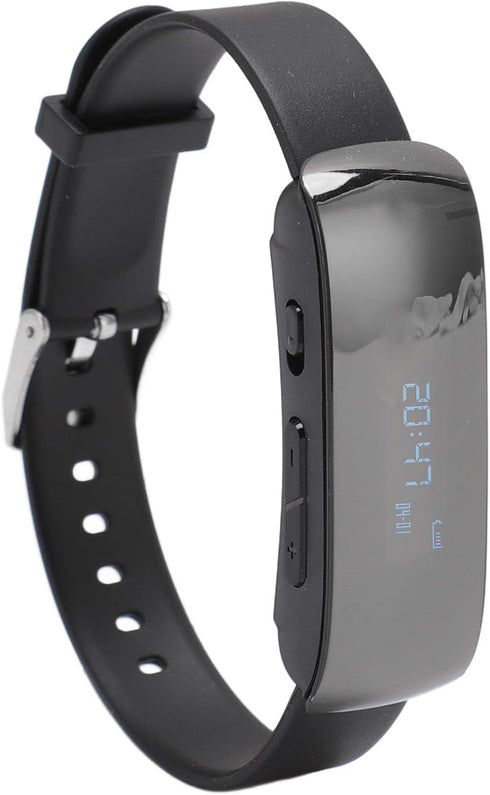 Digital Voice Recorder Watch, Bracelet Recording Device with 90mAh Battery, Wristband, MP3